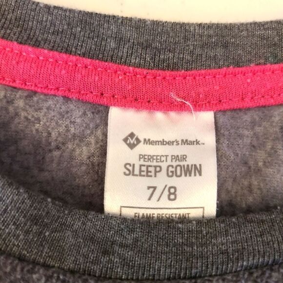 PERFECT PAIR Nightie Plush Fleece sz 7/8 Unicorn Plus 18" Doll's‎ Nighty - Picture 6 of 13